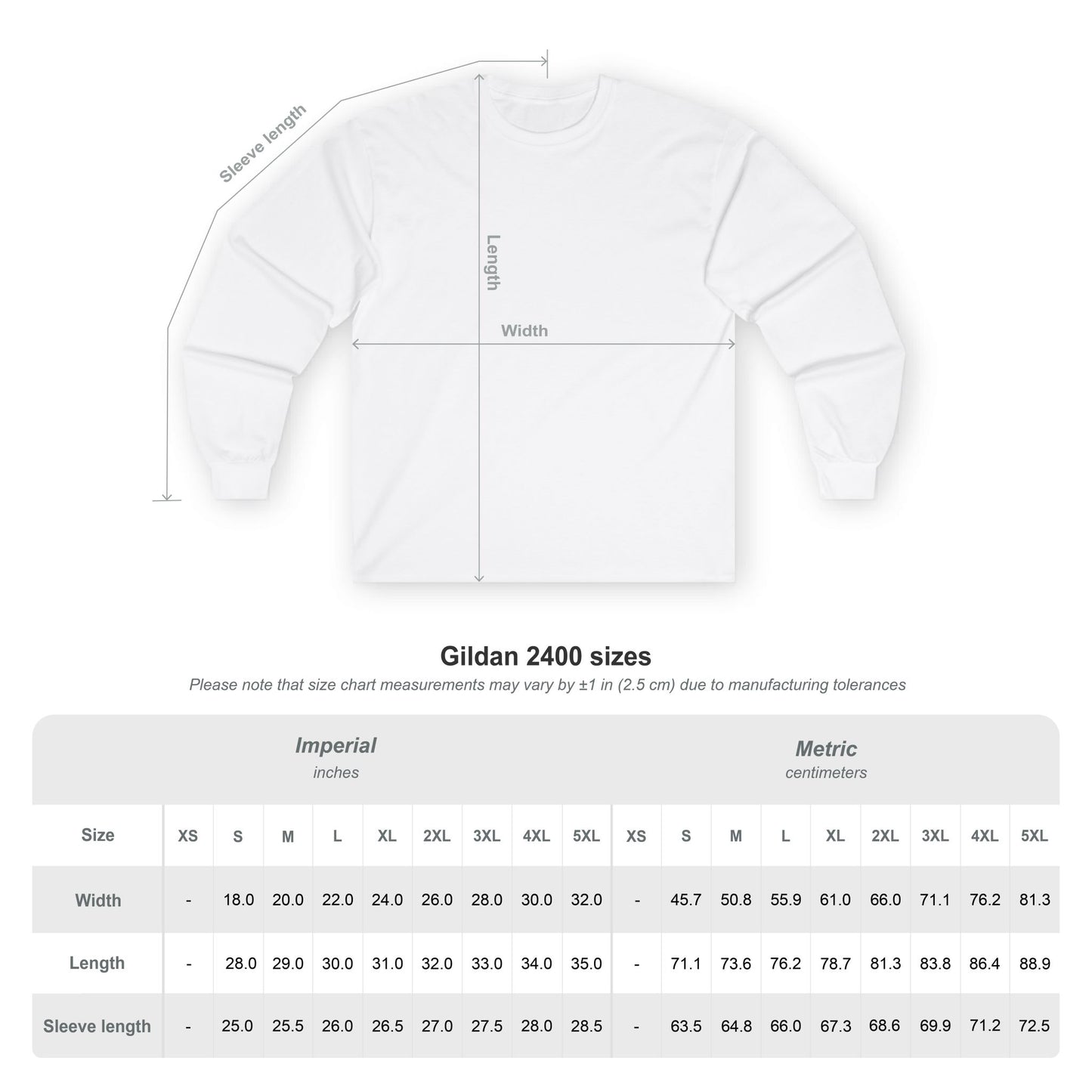 Custom Long Sleeve Tee