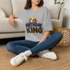 Birthday King T-Shirt — Crown Graphic Birthday Tee for Men