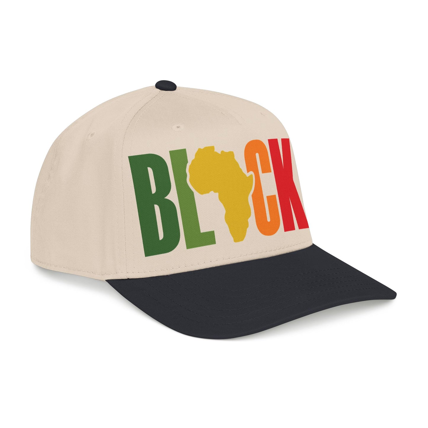 Black Pride Baseball Cap – Africa Silhouette Rasta Colors