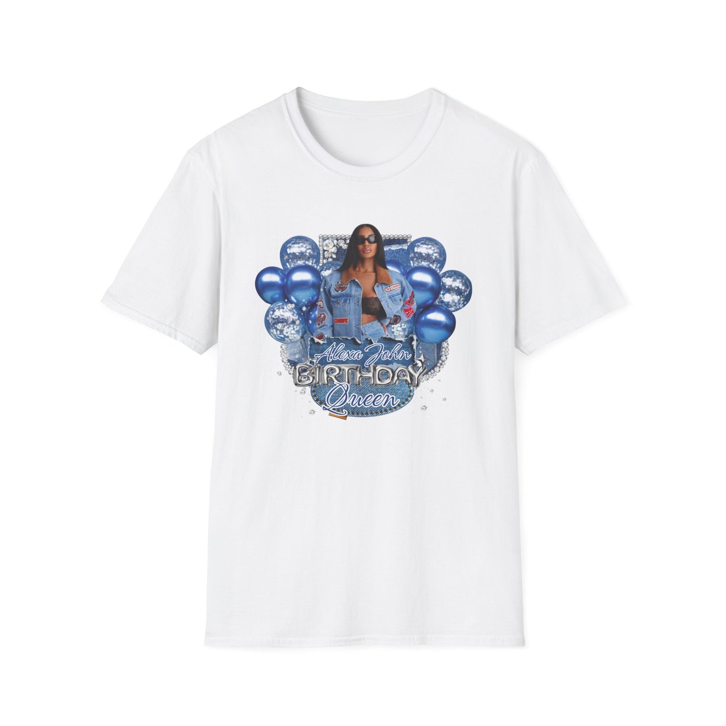 Customizable "Birthday Queen" T-Shirt — Personalized Name & Photo