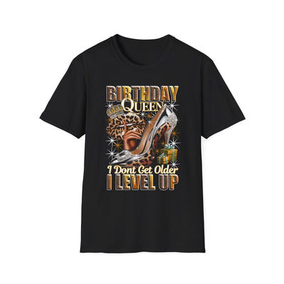 Birthday Queen "I Don't Get Older I Level Up" T-Shirt