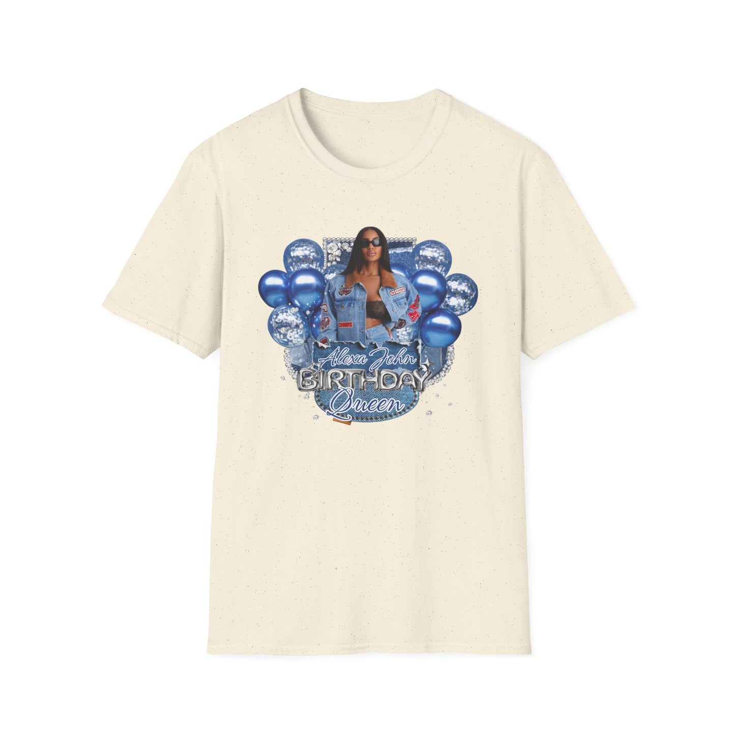 Customizable "Birthday Queen" T-Shirt — Personalized Name & Photo