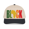 Black Pride Baseball Cap – Africa Silhouette Rasta Colors