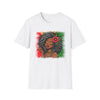 Afro Goddess T-Shirt — Floral Headwrap Black Woman Art Tee