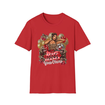 Big & Beautiful Leopard Pinup Custom Photo T-Shirt