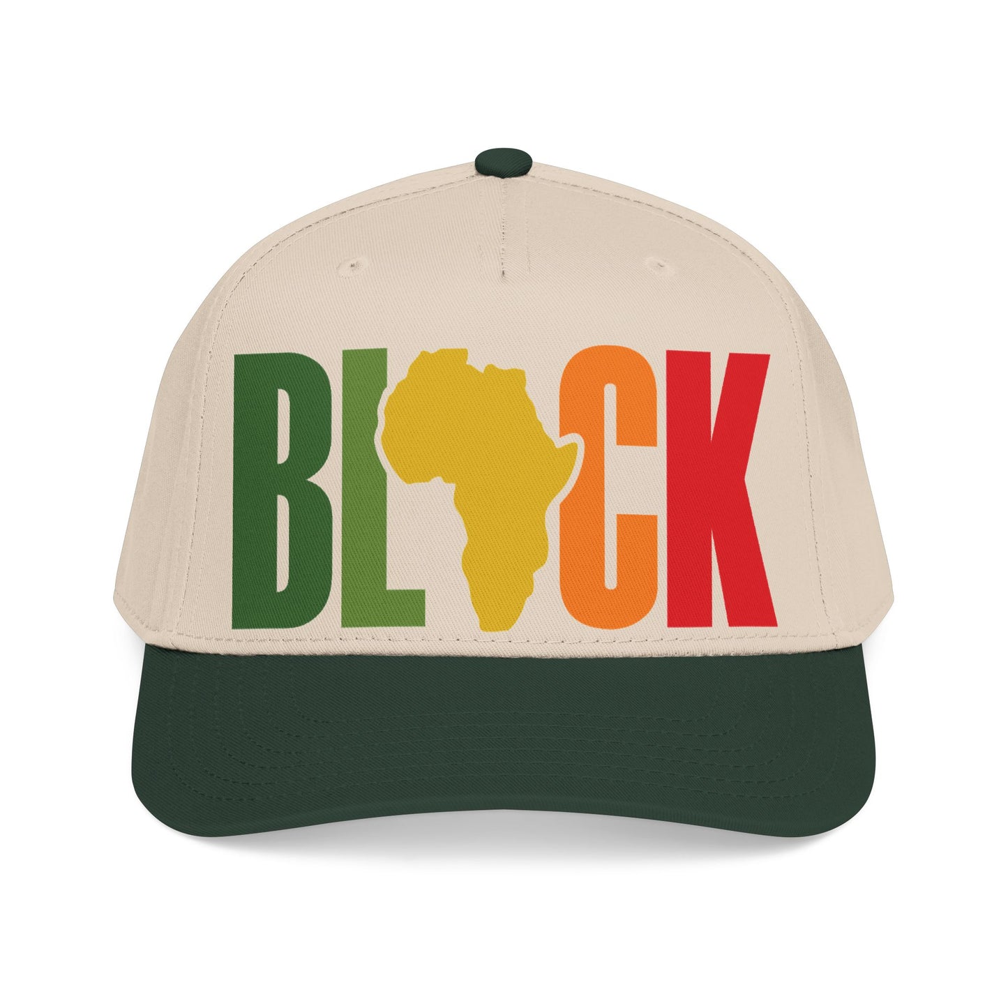 Black Pride Baseball Cap – Africa Silhouette Rasta Colors