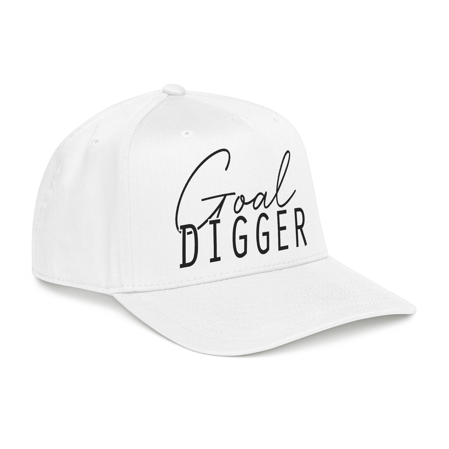 Goal Digger Baseball Cap — Motivational Script Embroidered Hat