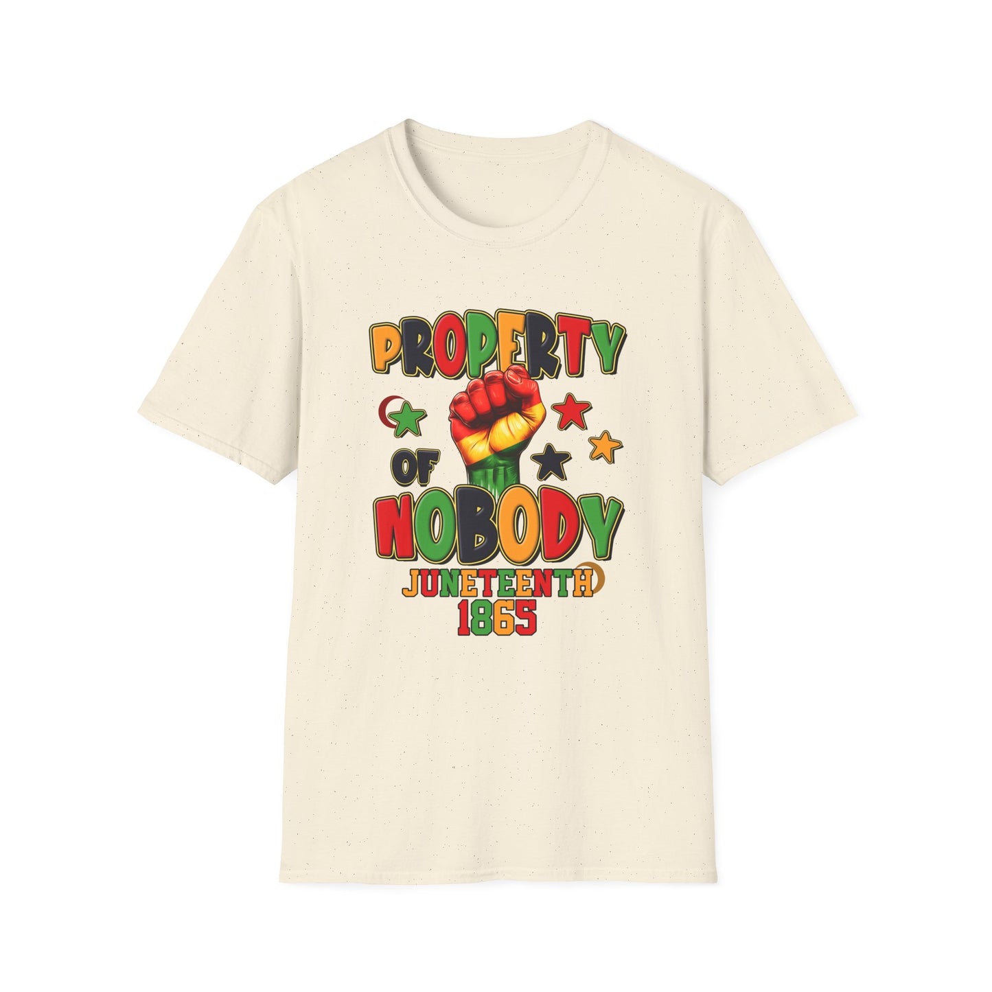 Juneteenth "Property of Nobody" T-Shirt – Black Liberation Fist Tee