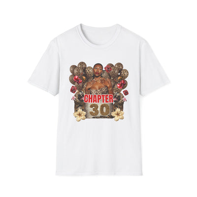 Personalized Photo and Age Leopard Birthday T‑Shirt