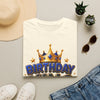 Birthday King T-Shirt — Crown Graphic Birthday Tee for Men