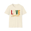 Juneteenth Love T-Shirt — Black Power Fist Celebration Tee
