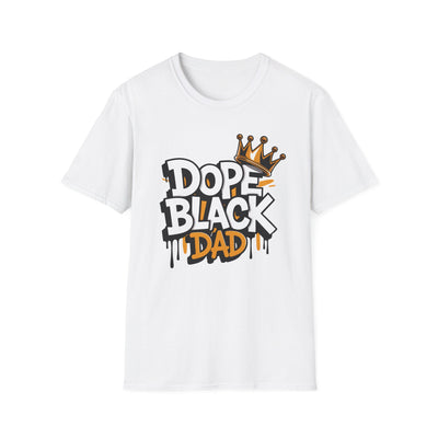 Dope Black Dad T-Shirt — Crowned Street-Style Father's Day Tee
