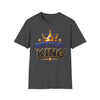 Birthday King T-Shirt — Crown Graphic Birthday Tee for Men