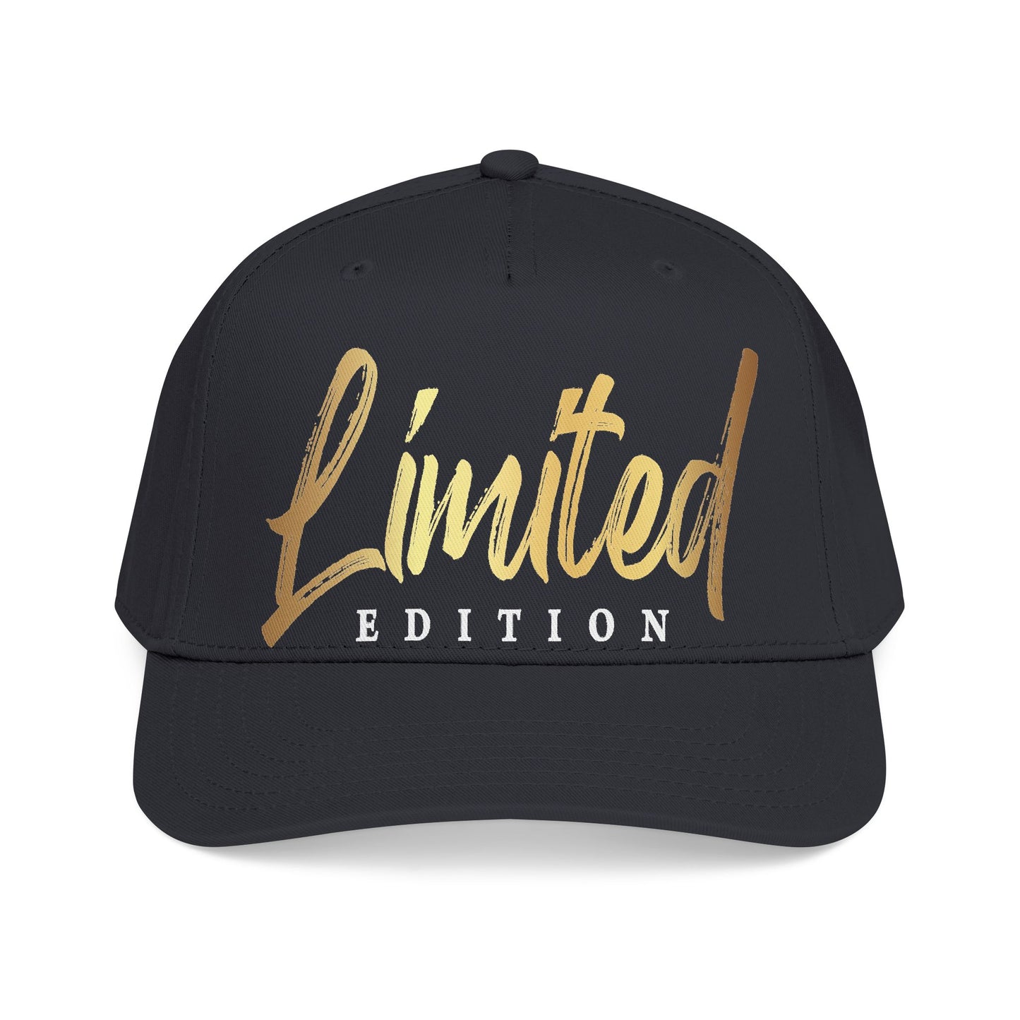 Limited Edition Baseball Cap — Gold Script Mid Profile Hat