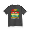 Juneteenth Kids T-Shirt – "Believe Achieve Succeed" Celebration Tee