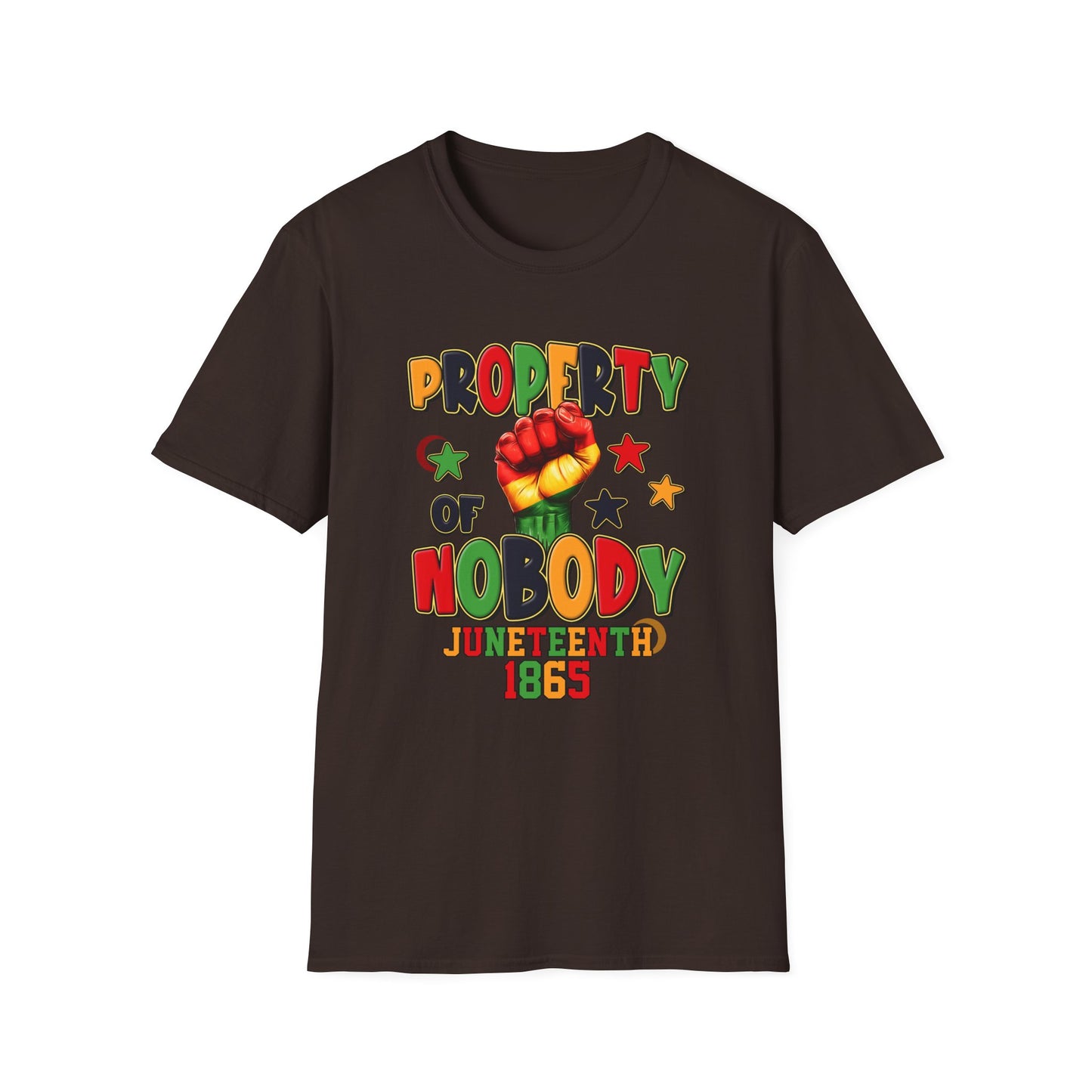 Juneteenth "Property of Nobody" T-Shirt – Black Liberation Fist Tee