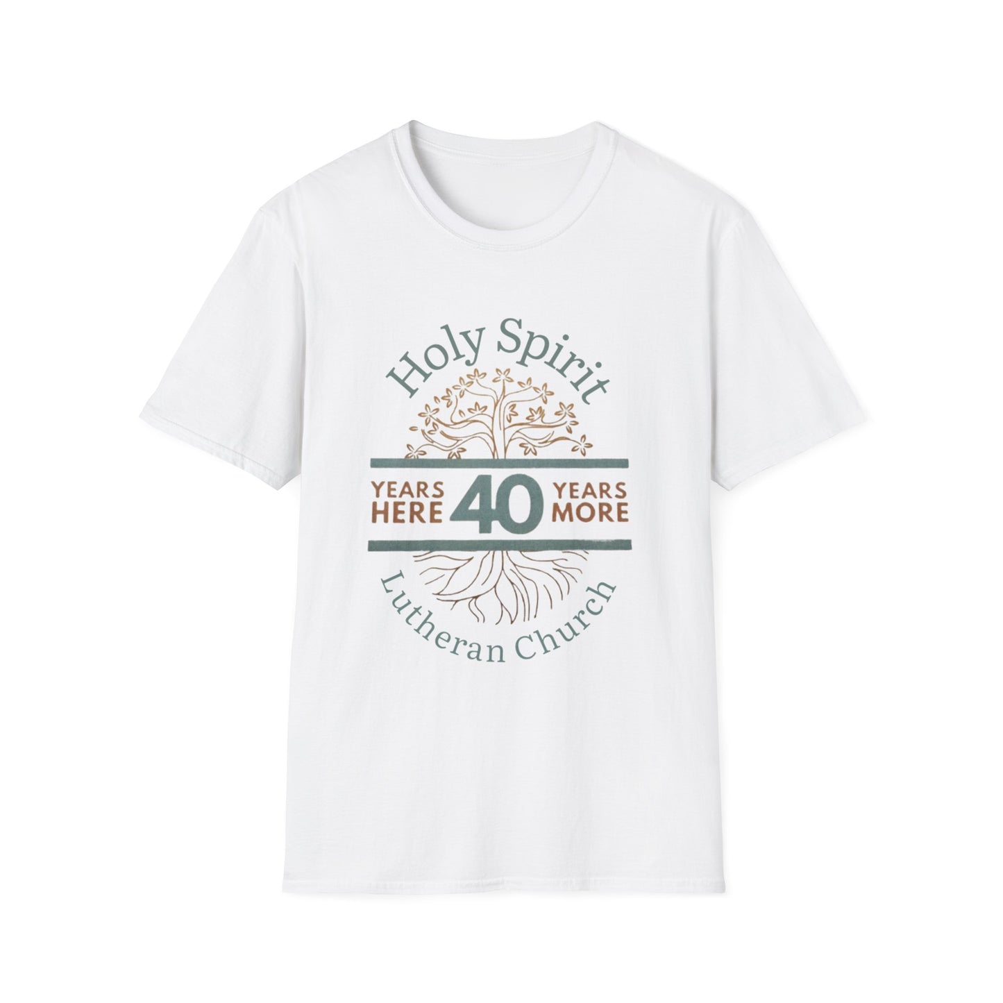 40th Anniversary Holy Spirit T-Shirt, Celebration Tee, Church Event Shirt, Faith-Based Gift, Unisex Religious Apparel