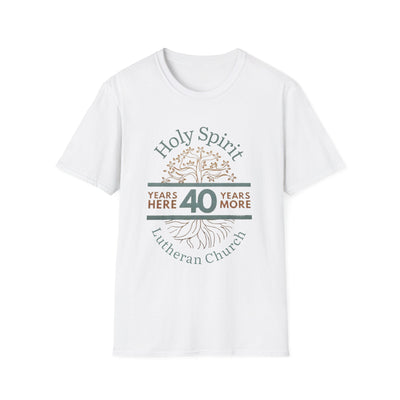 40th Anniversary Holy Spirit T-Shirt, Celebration Tee, Church Event Shirt, Faith-Based Gift, Unisex Religious Apparel