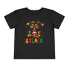 Toddler Tee — "Young, Gifted & Black" Afro Puff Baby Graphic Shirt