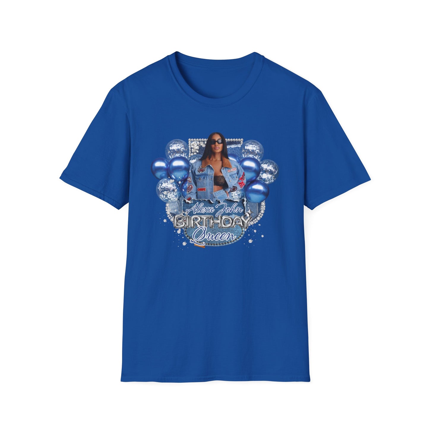 Customizable "Birthday Queen" T-Shirt — Personalized Name & Photo