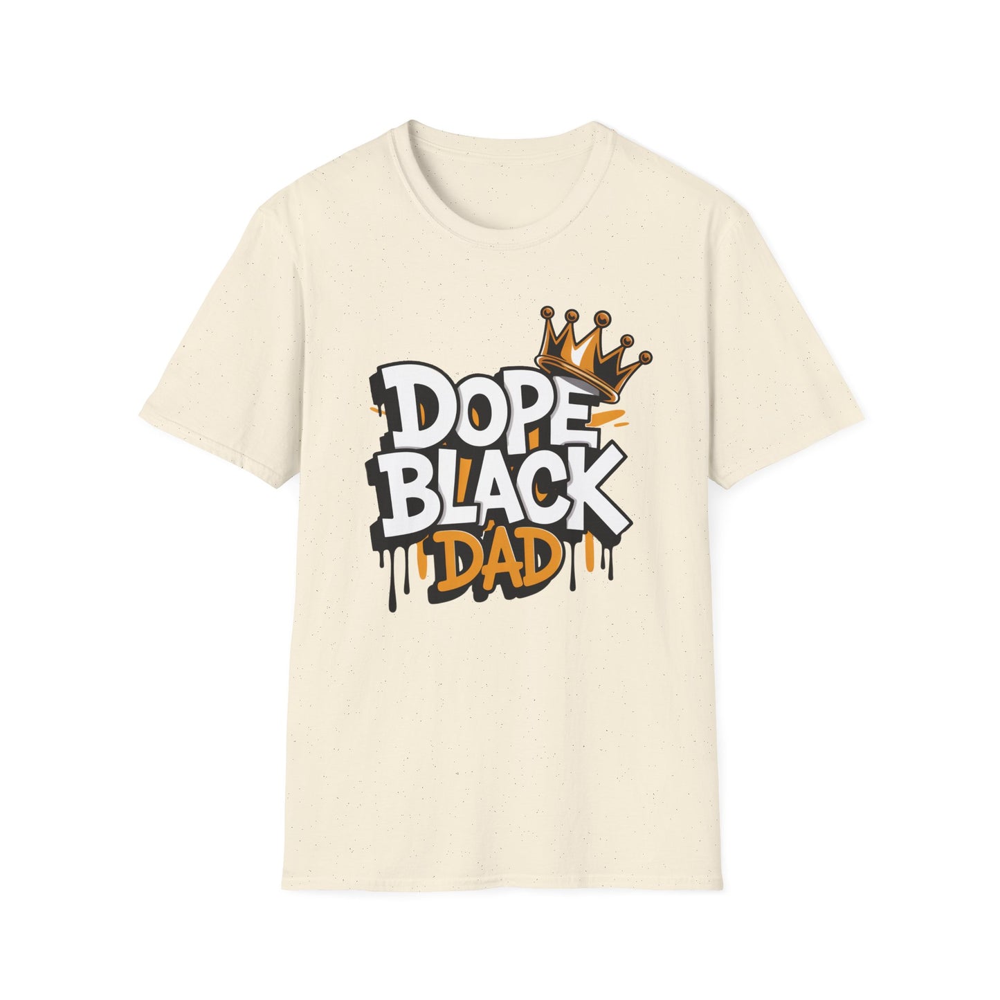 Dope Black Dad T-Shirt — Crowned Street-Style Father's Day Tee