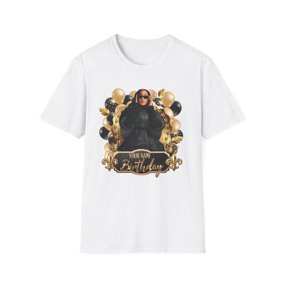 Custom Name & Photo Birthday T-Shirt