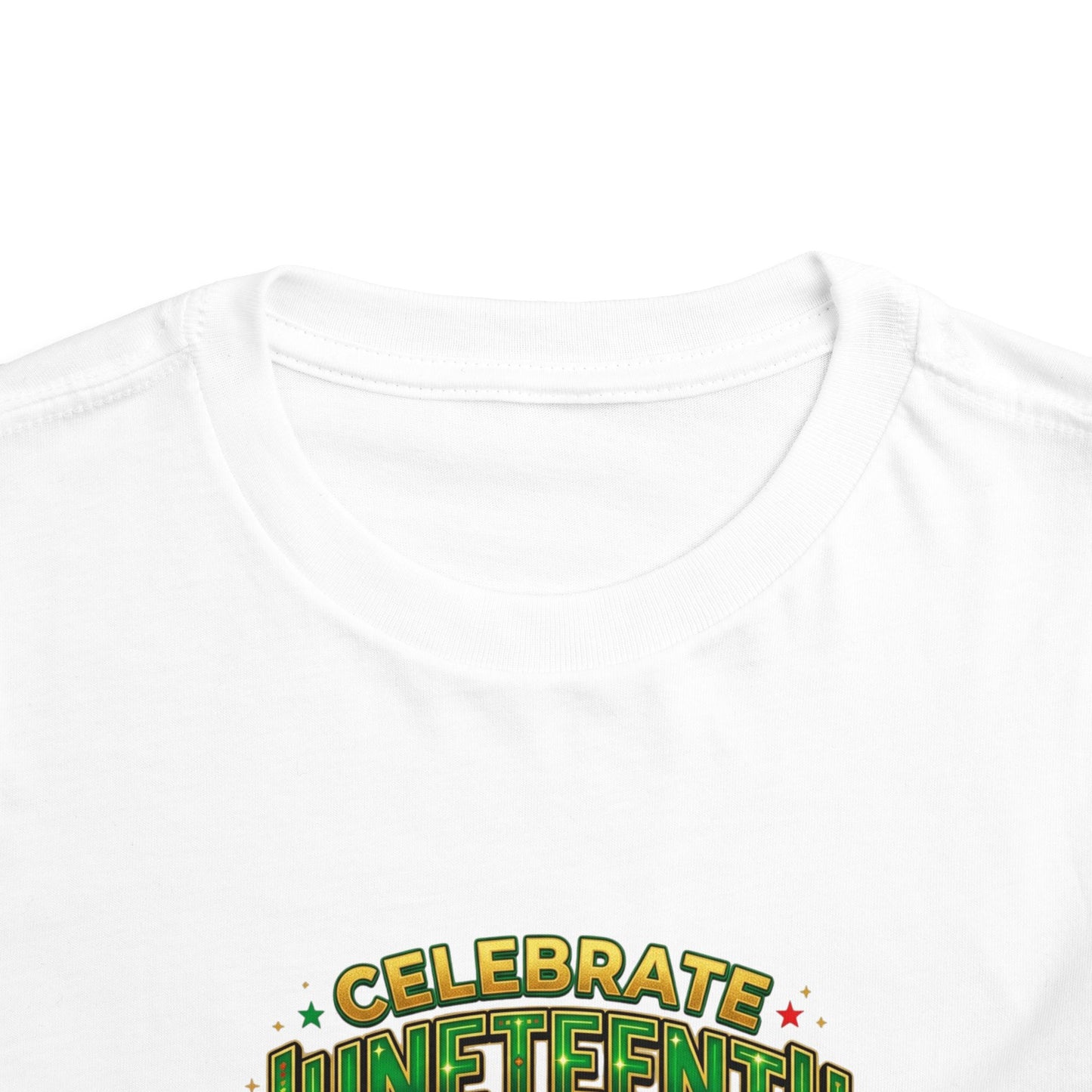 Juneteenth Toddler Tee — Celebrate Juneteenth Cute Girl Graphic