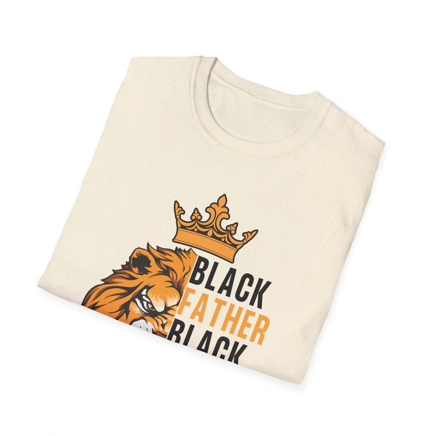 Black Father Black Leader Black King T-Shirt — Lion Crown Pride Tee
