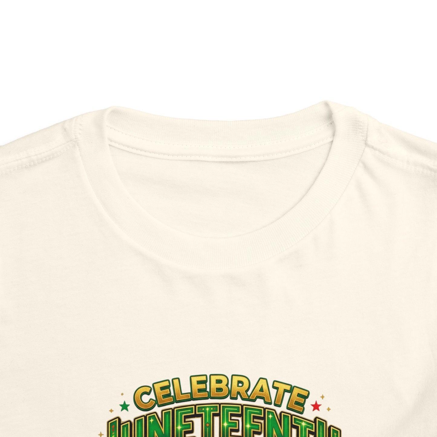 Juneteenth Toddler Tee — Celebrate Juneteenth Cute Girl Graphic