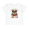 Toddler Tee — "Young, Gifted & Black" Afro Puff Baby Graphic Shirt