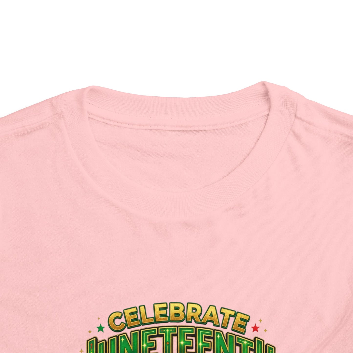 Juneteenth Toddler Tee — Celebrate Juneteenth Cute Girl Graphic