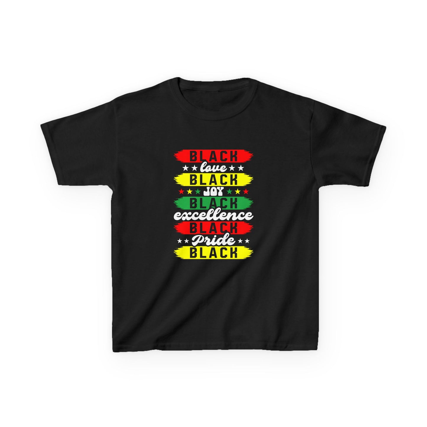 Kids "Black Pride" Graphic Tee — Positive Black Excellence Design