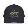 Baseball Cap — "Make Money Not Friends" Embroidered Streetwear Hat