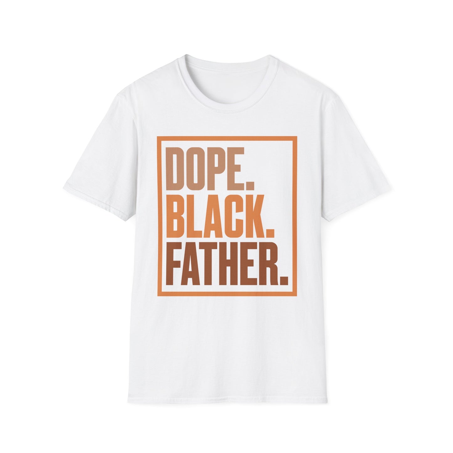 Dope. Black. Father. T‑Shirt — Bold Father’s Day Tee for Proud Black Dads