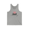 Just Queening Tank Top — Feminine Crown Graphic Tank for Pride, Bachelorette & Confidence