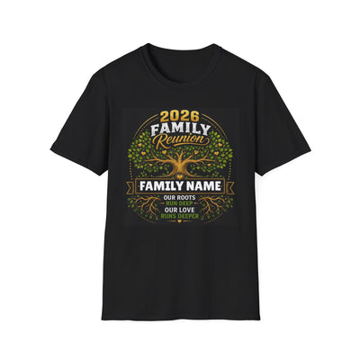 2026 Family Reunion T-Shirt — Personalized Family Name Tree Tee