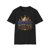 Birthday King T-Shirt — Crown Graphic Birthday Tee for Men