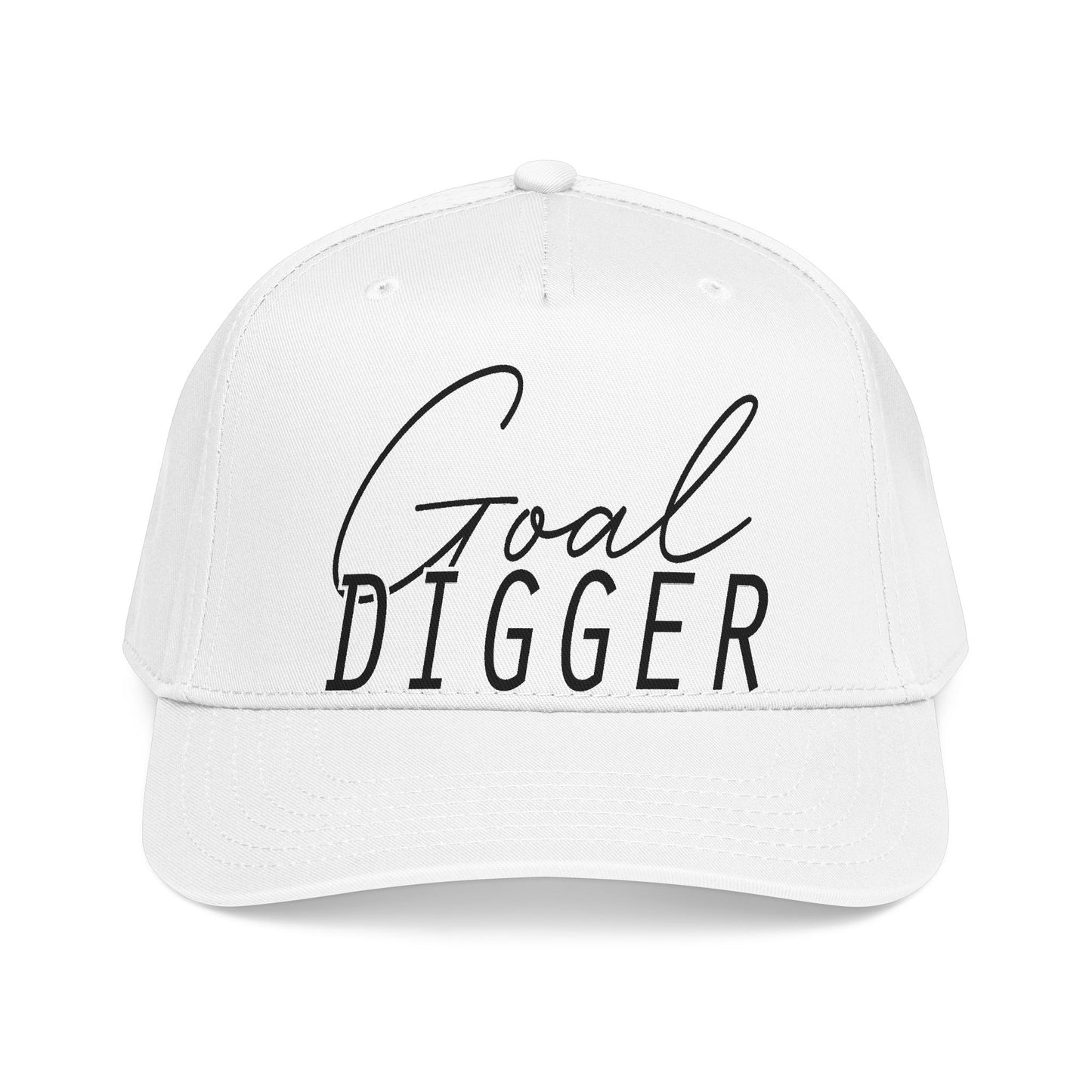 Goal Digger Baseball Cap — Motivational Script Embroidered Hat