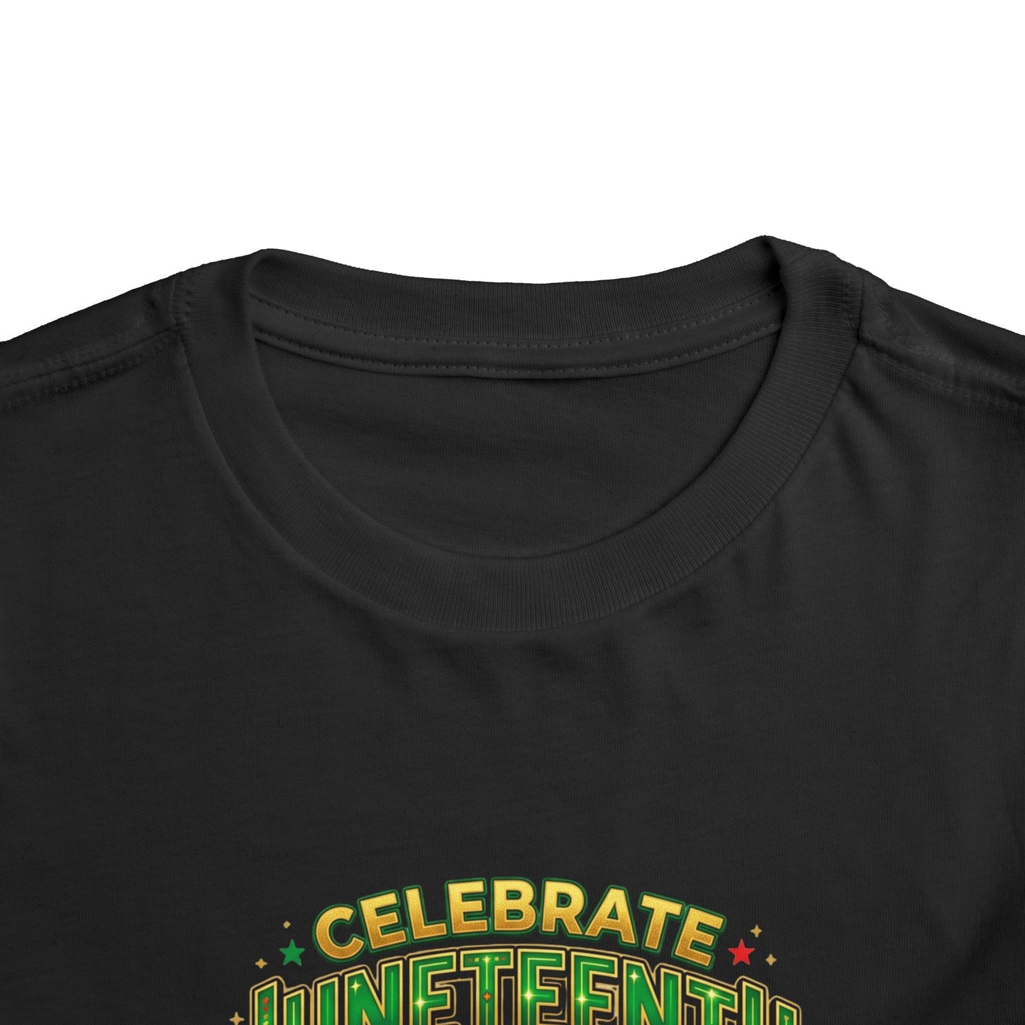 Juneteenth Toddler Tee — Celebrate Juneteenth Cute Girl Graphic