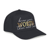 Know Your Worth Then Add Tax Baseball Cap