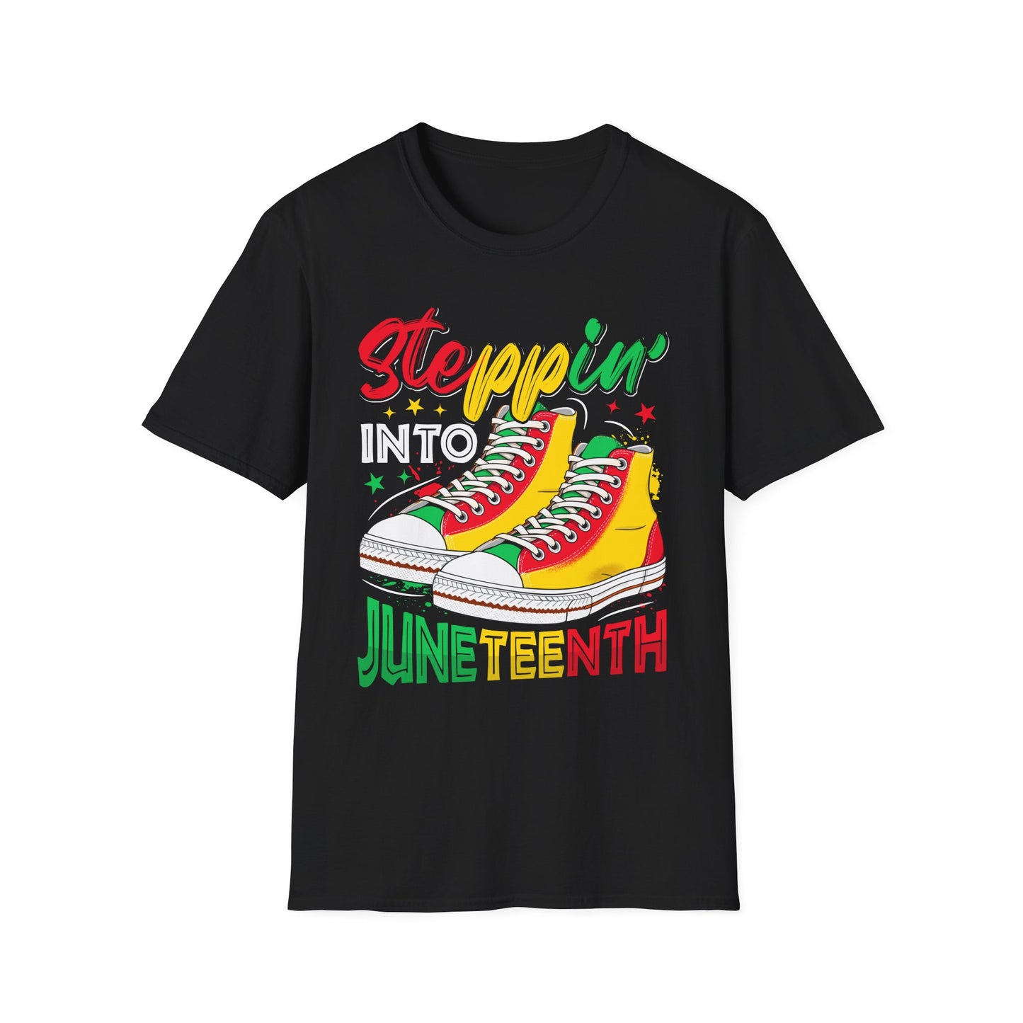 Juneteenth Steppin' Sneakers T-Shirt