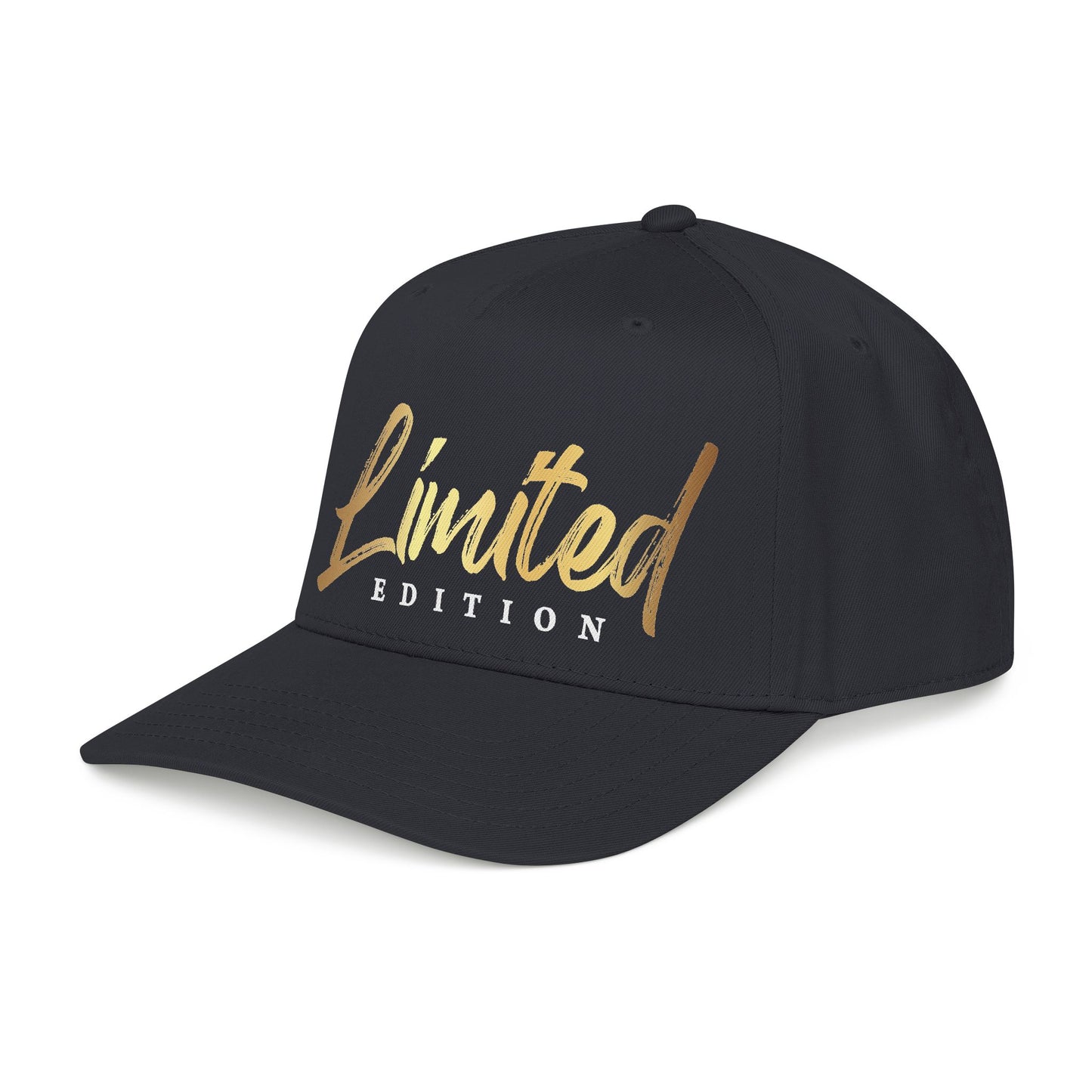 Limited Edition Baseball Cap — Gold Script Mid Profile Hat