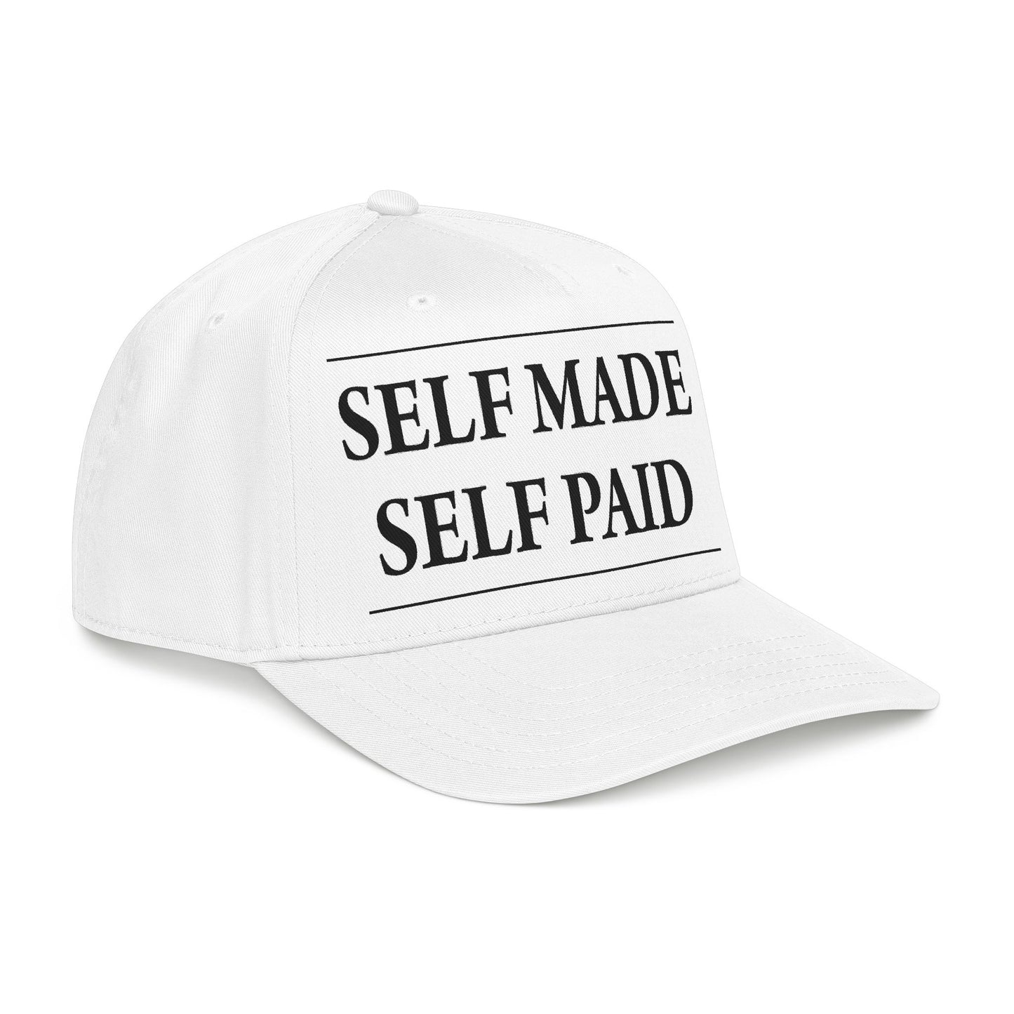 Self Made Self Paid Baseball Cap — Motivational Entrepreneur Hat