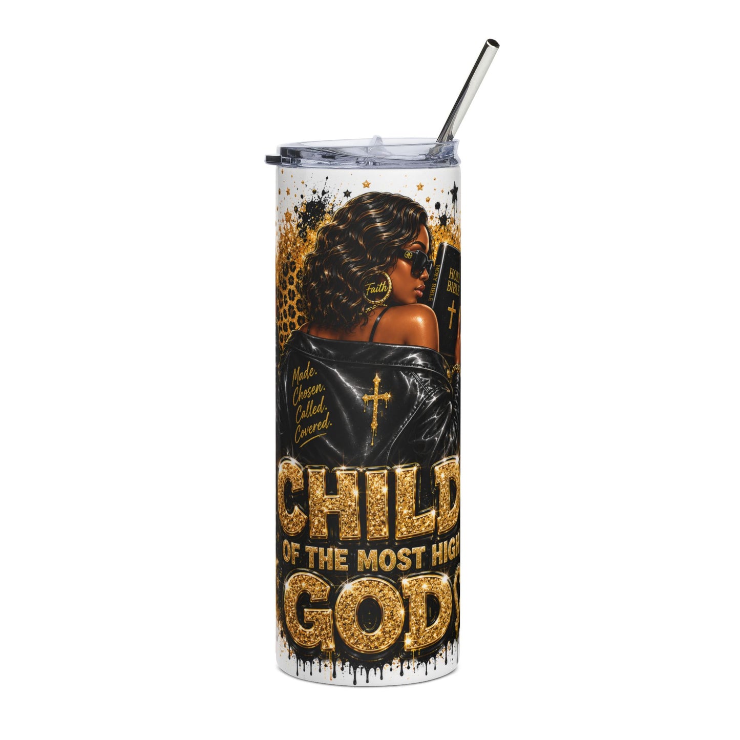 Child of God 20oz Stainless Steel Tumbler — Inspirational Faith Travel Cup