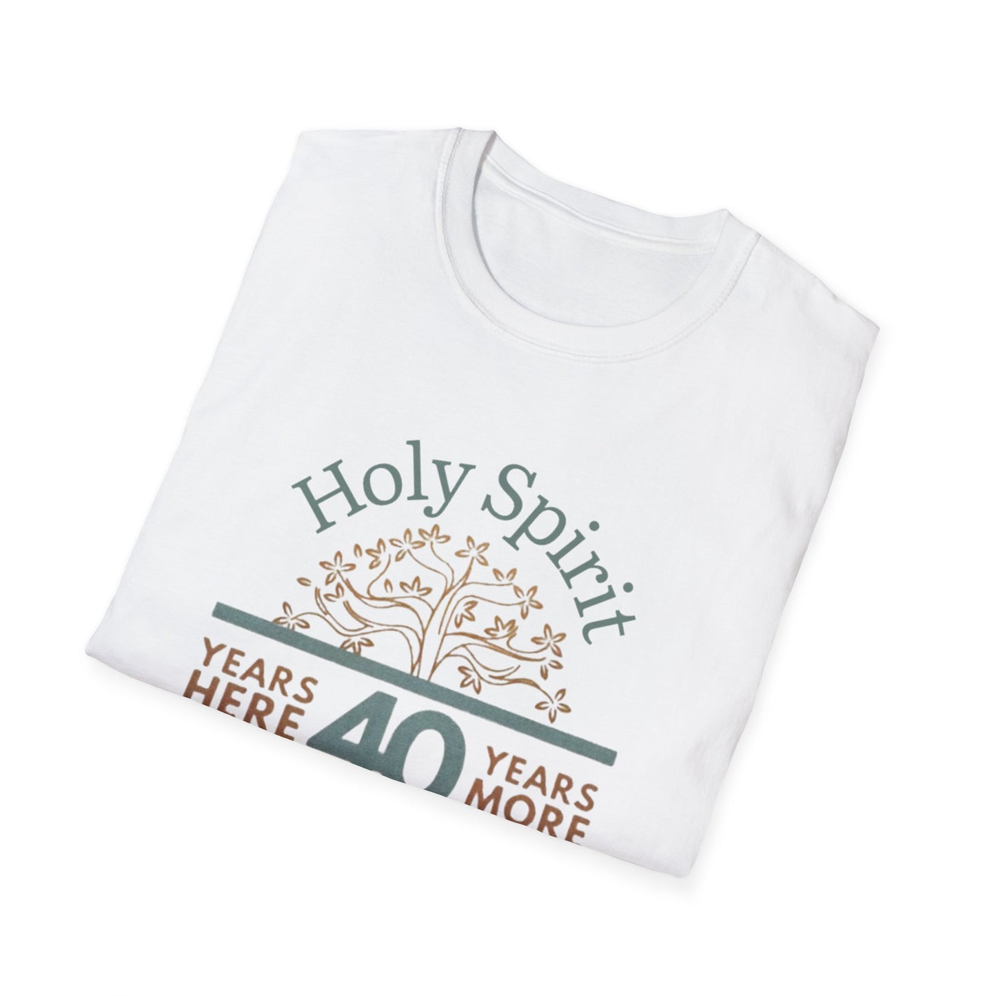 40th Anniversary Holy Spirit T-Shirt, Celebration Tee, Church Event Shirt, Faith-Based Gift, Unisex Religious Apparel