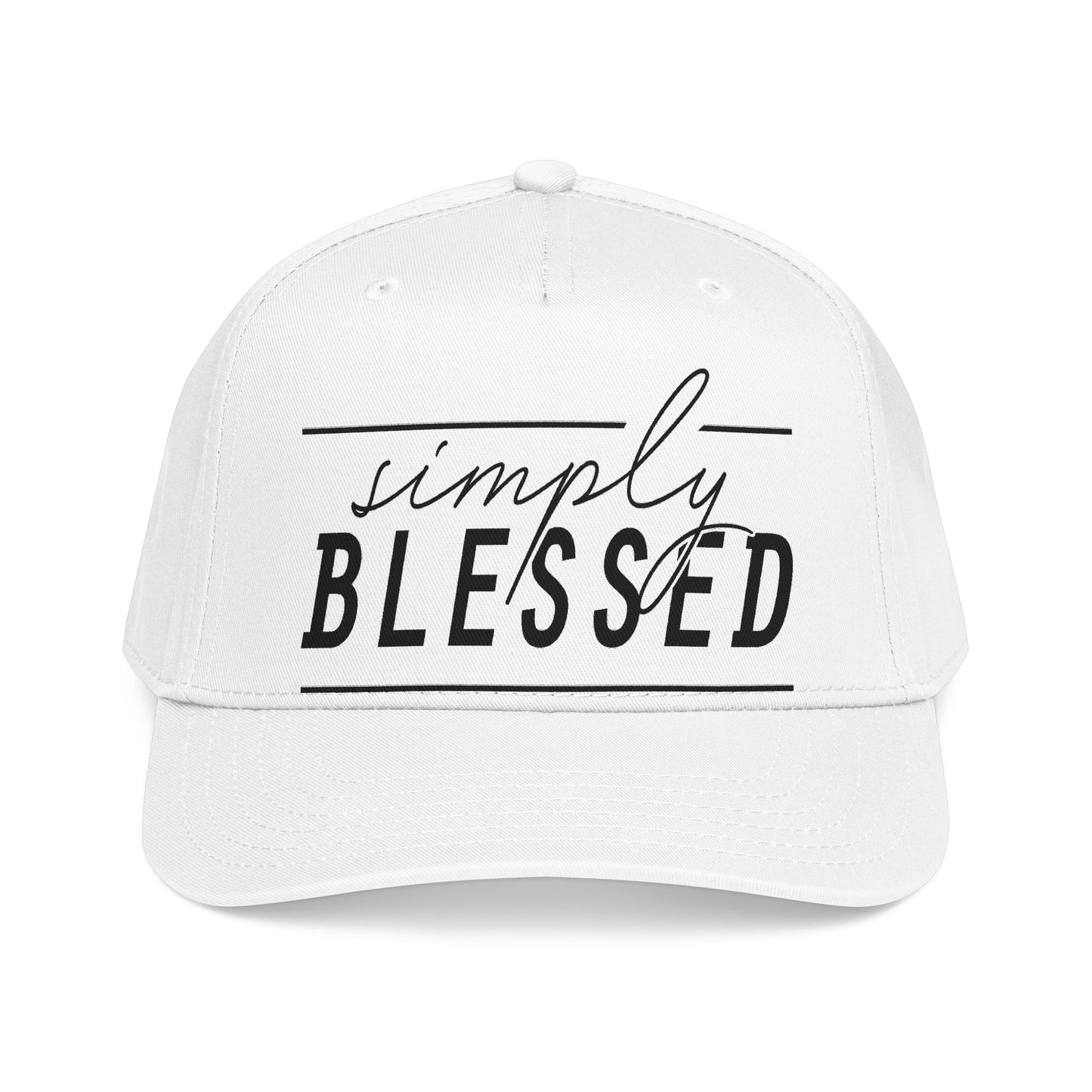 Simply Blessed Baseball Cap — Casual Inspirational Hat for Everyday Wear