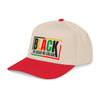 Black No Sugar No Cream Baseball Cap — Rasta Pride Mid-Profile Hat