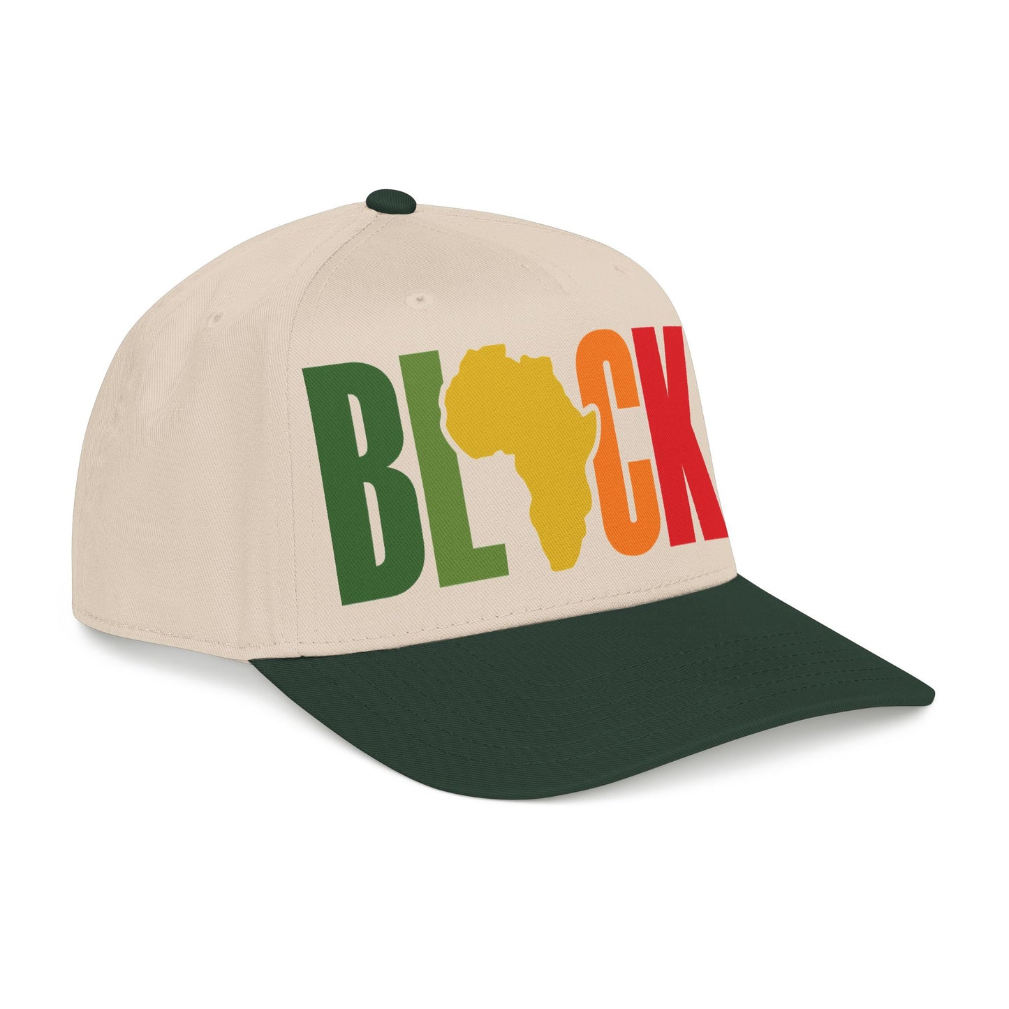 Black Pride Baseball Cap – Africa Silhouette Rasta Colors