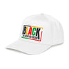 Black No Sugar No Cream Baseball Cap — Rasta Pride Mid-Profile Hat