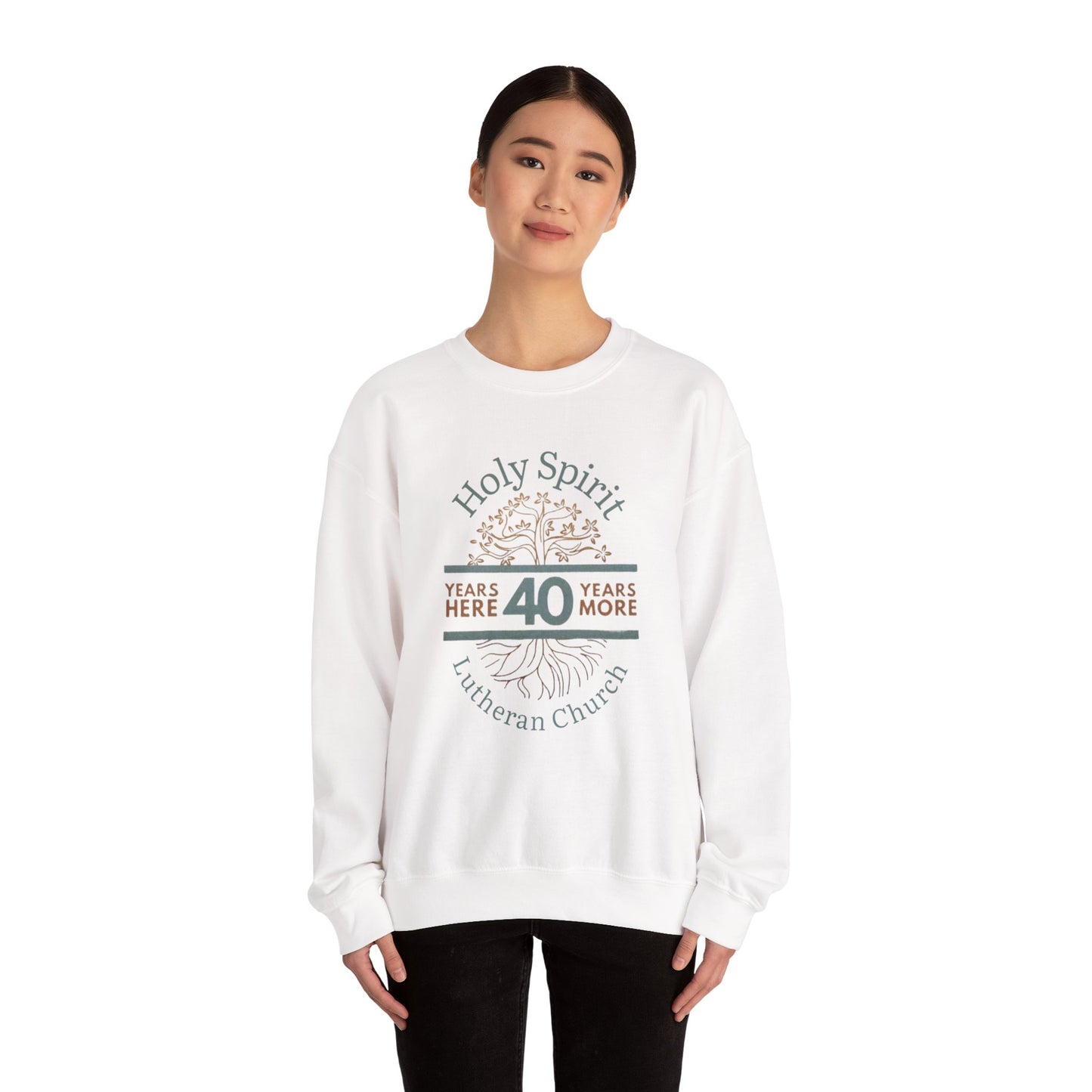 40th Anniversary Church Sweatshirt, Religious Gift for Parishioners, Cozy Crewneck for Celebrations, Community Event Sweatshirt, [...]